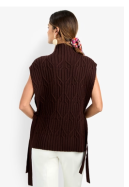 Trina Turk Romea Cape | Cioccolato Cio