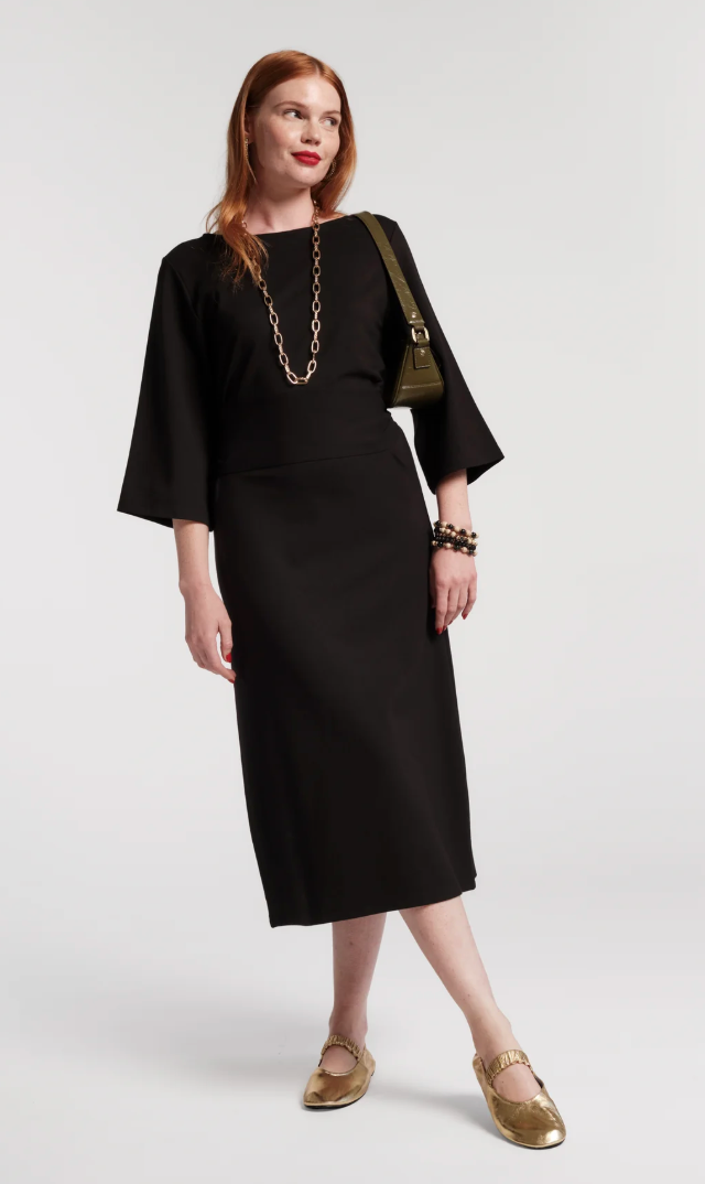 Frances Valentine Whitney Wrap Dress | Black