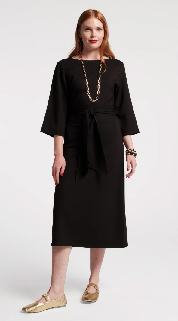 Frances Valentine Whitney Wrap Dress | Black