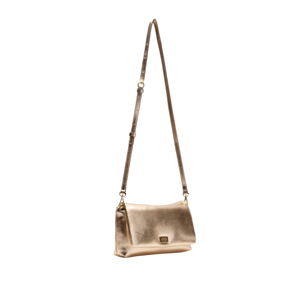 Frances Valentine Small Effie Nappa Bag | Lambskin Leather Platino
