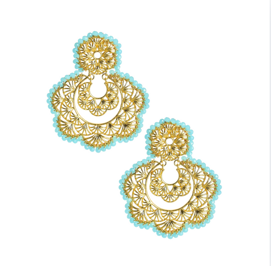 Lisi Lerch Sydney Beaded Earrings  | Aqua