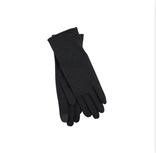 Echo Heather Comfort Stretch Long Touch Gloves | Gray