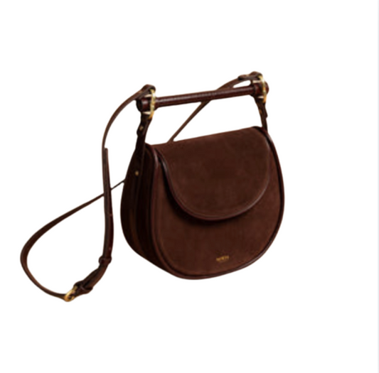 Sancia Babylon Moderne Hand Bag | Cashew Suede