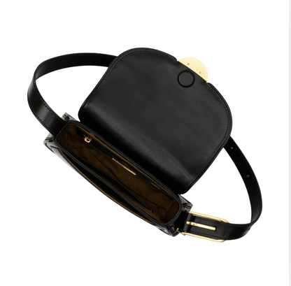 Sancia Izara Bag | Black Leather
