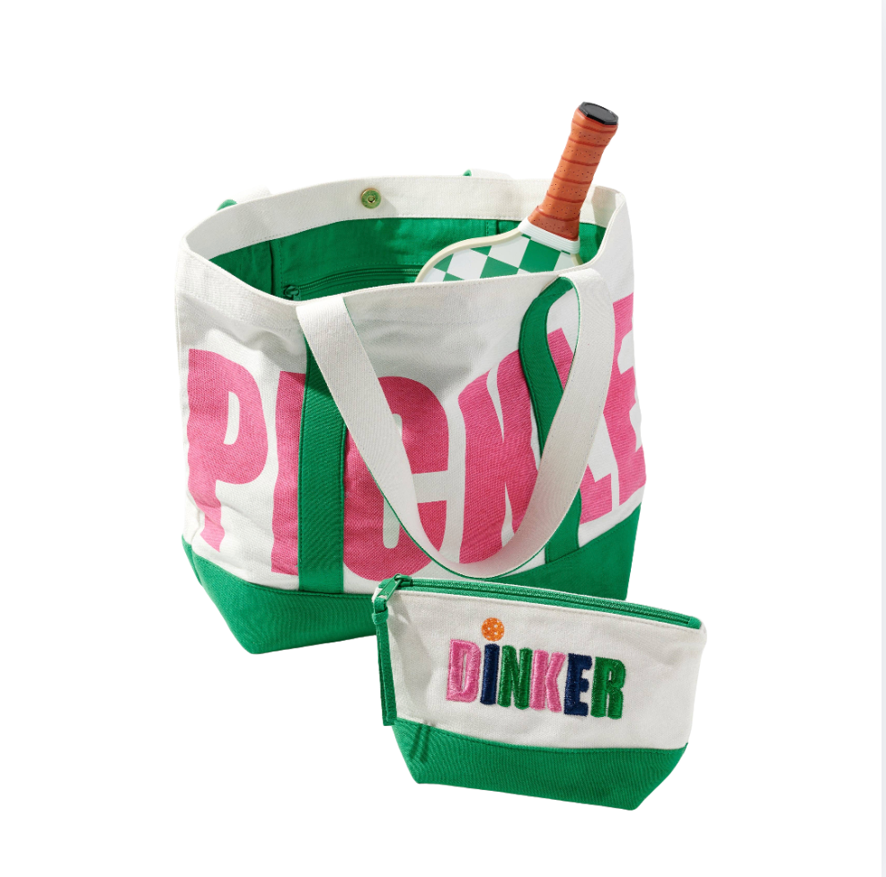 Ivory Pickle Ball Tote