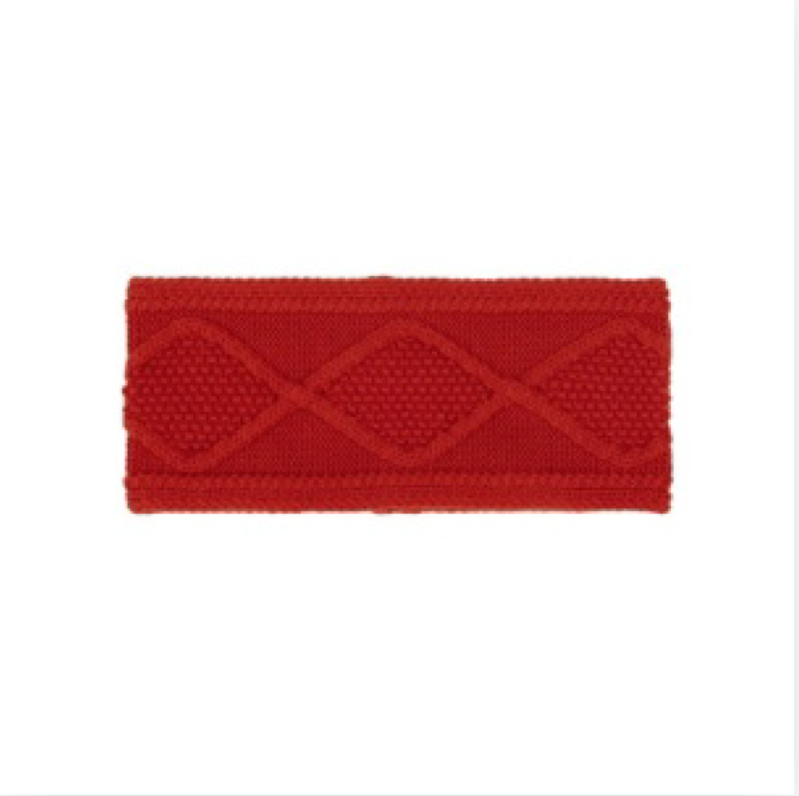 Echo Modernist Block Headband | Cherry