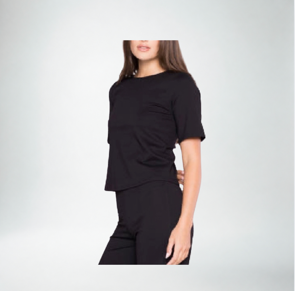 Ripley Rader Ponte Extended Sleeve Top | Black