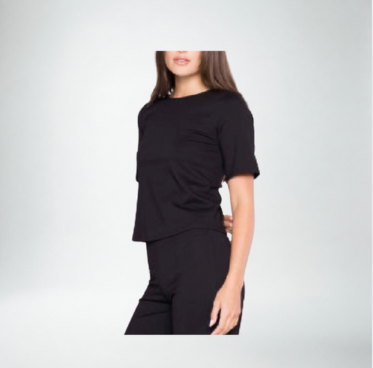 Ripley Rader Ponte Extended Sleeve Top | Black