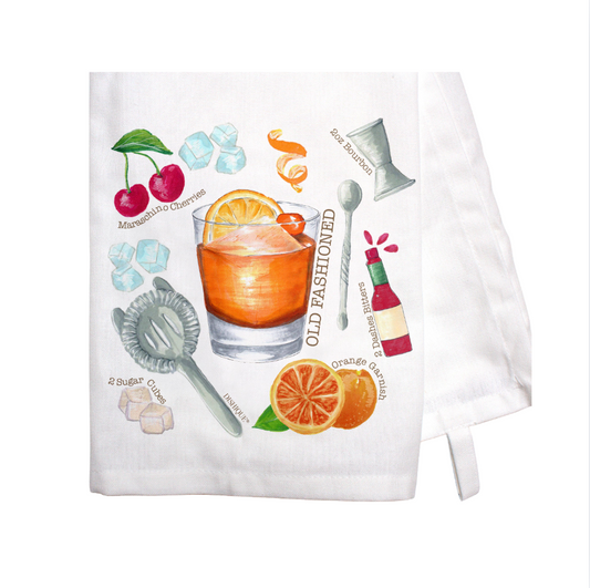 Bar Towel | Old Fashioned Recipe