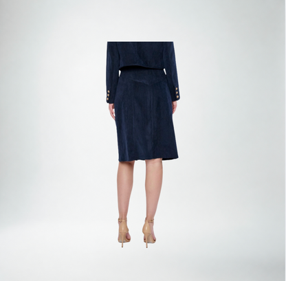 Flora Bea Hugo Skirt | Navy Denim