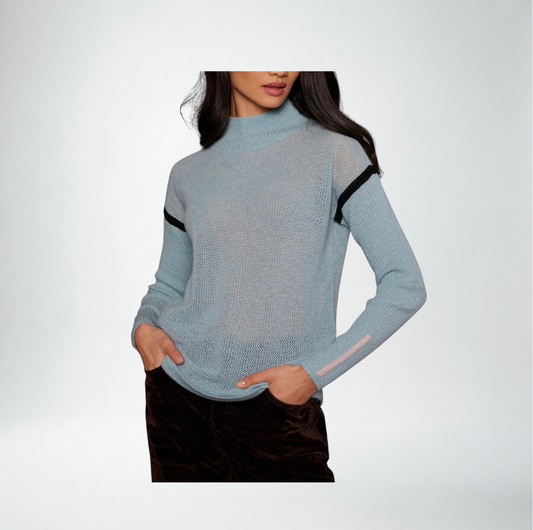 Lisa Todd Cashmere Re-Fine Sweater | Shore Blue
