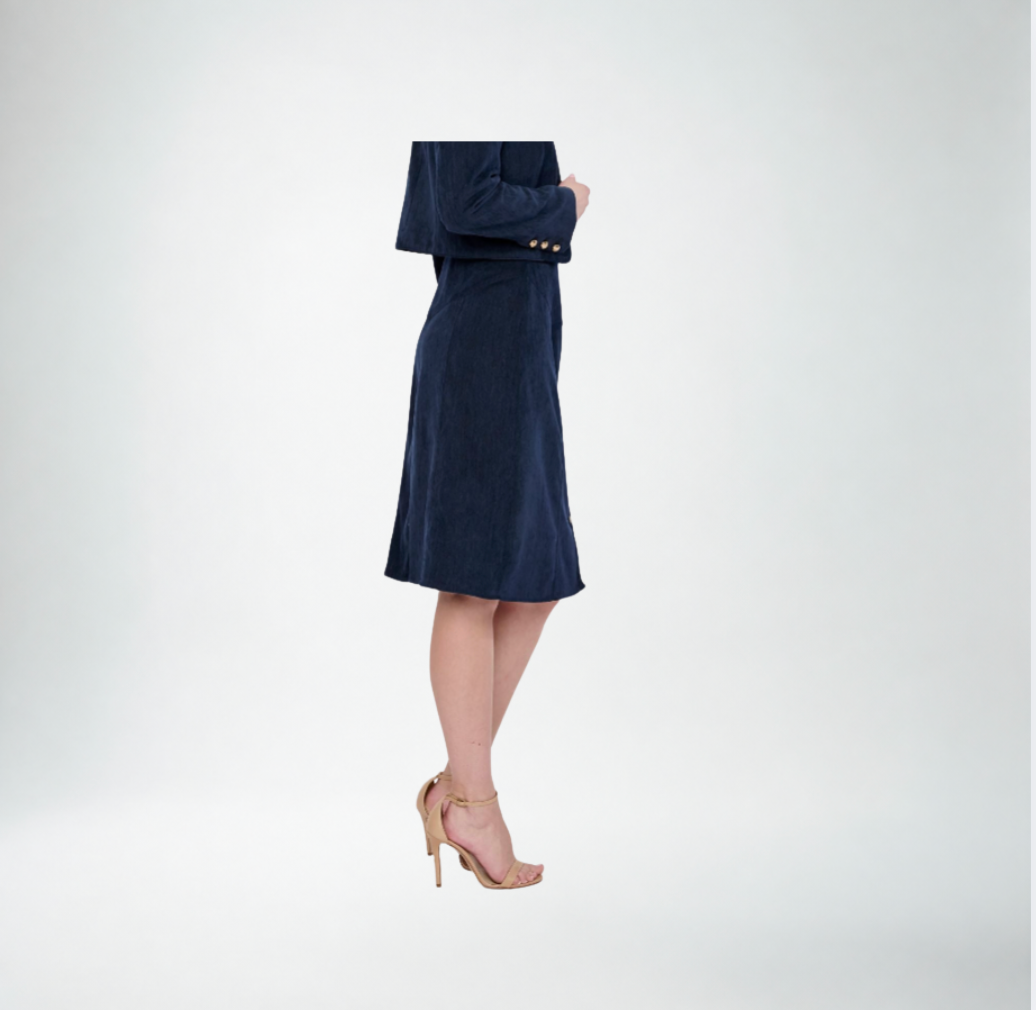 Flora Bea Hugo Skirt | Navy Denim