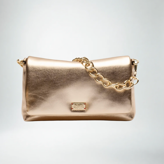 Frances Valentine Small Effie Nappa Bag | Lambskin Leather Platino