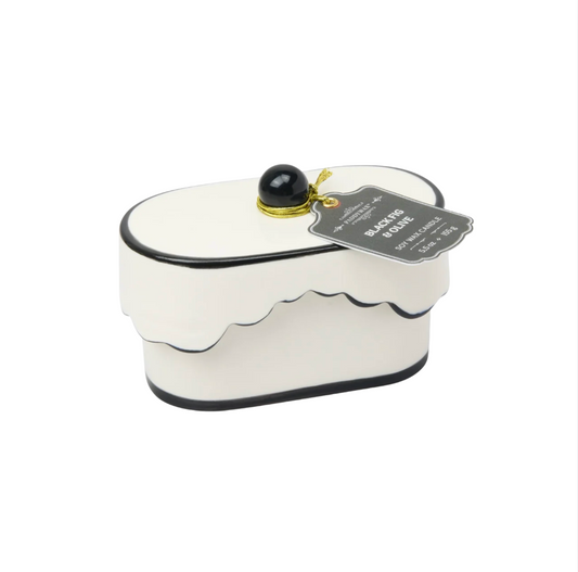 Paddywax Cherie Porcelain Ceramic Candle | Black Fig & Olive 5.5 Oz