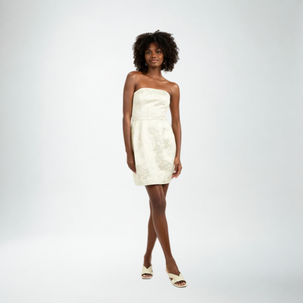 Trina Turk Kalley Dress | Bonita Beige & Gold