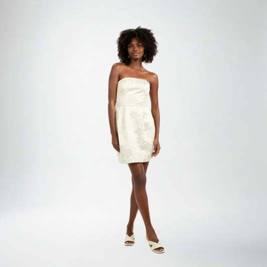 Trina Turk Kalley Dress | Bonita Beige & Gold