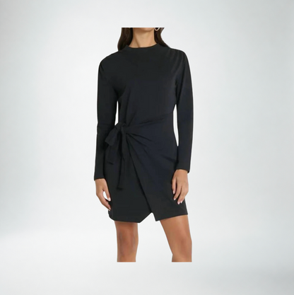 Nation Taylor Wrap Dress | Jet Black