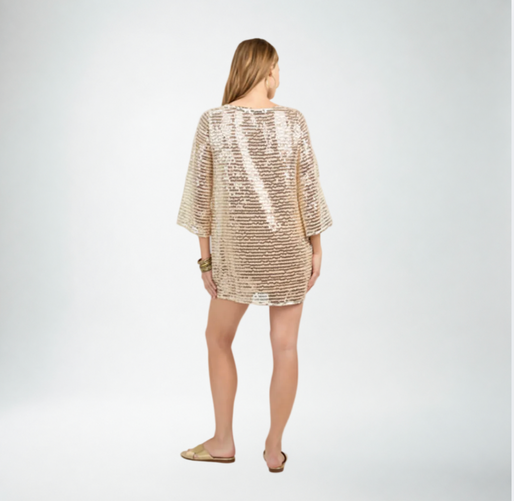 Trina Turk Guava Dress | Gold
