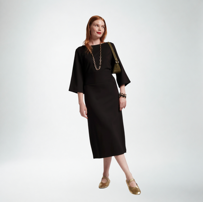 Frances Valentine Whitney Wrap Dress | Black