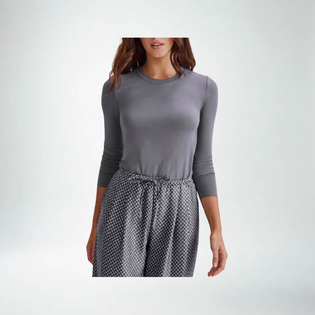 Splendid Bamboo Long Sleeve Top | Ash Navy