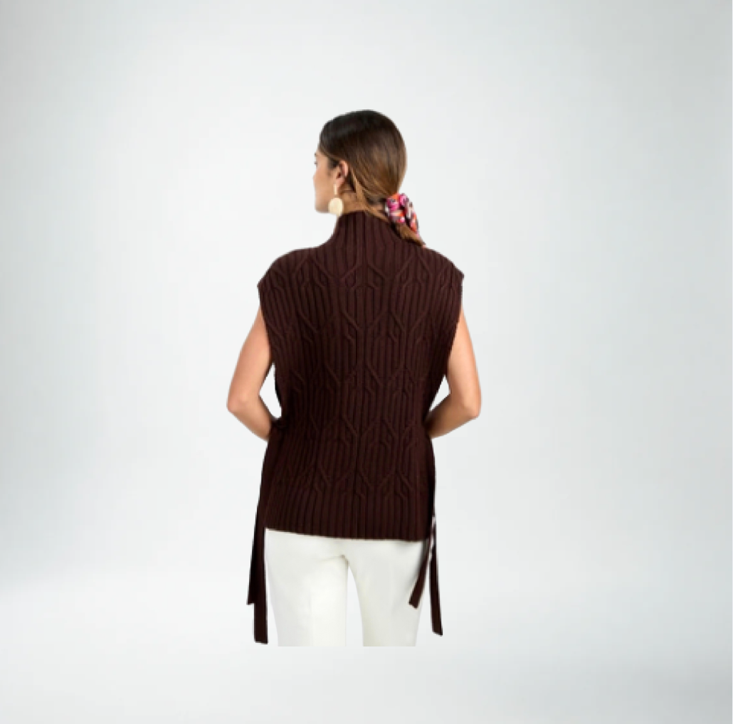 Trina Turk Romea Sweater | Cioccolato Cio