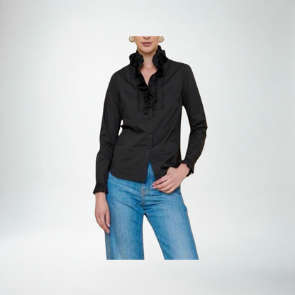 Flora Bea Indie Blouse | Black