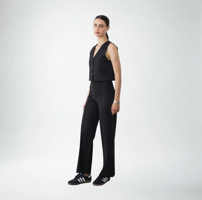 Ripley Rader Ponte Knit Vest | Black