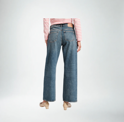 Frances Valentine Jessie Medium Rise Denim Jean | Medium Wash