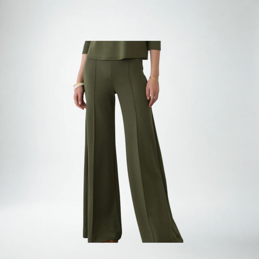 Ripley Rader Scuba Wide Leg Pant | Olive