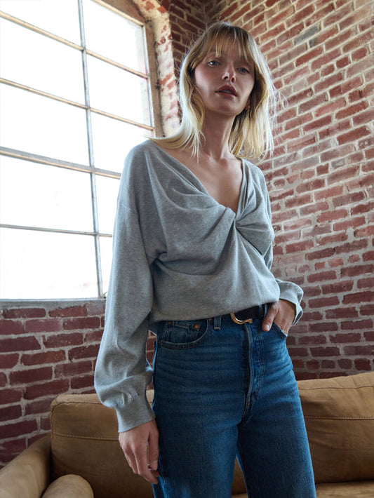 Nation Jolie Sweater Heather Grey