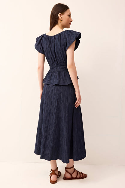 Marie Oliver Sasha Skirt | Navy