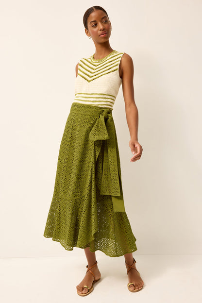 Marie Oliver Teresa Skirt | Ivy Eyelet