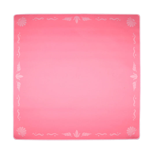 Pink Island Border Mahjong Mat