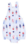 Pocket Sunsuit- Blue American Ice Cream