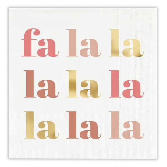 Cocktail Napkins - Fa La La