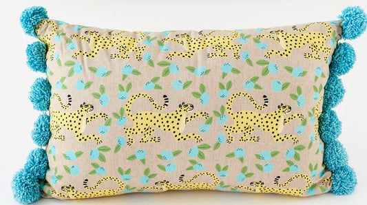 Leopard Lumbar Pillow 11x19