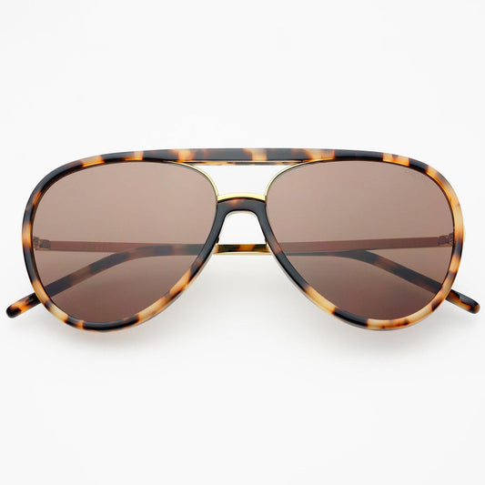 Freyrs Shay Sunglasses Milky Tortoise / Brown