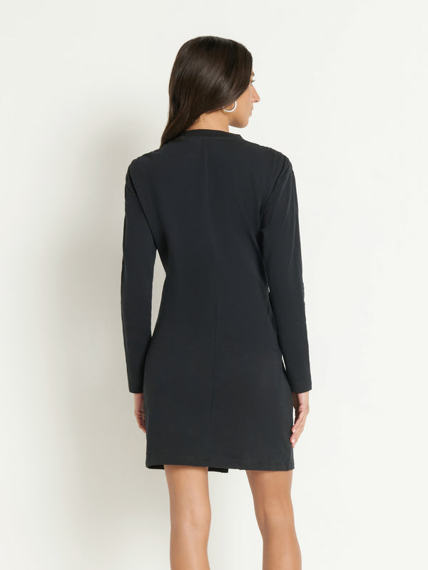 Nation Taylor Wrap Dress | Jet Black