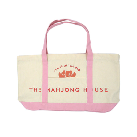 Canvas Carry-All Tote, Pink