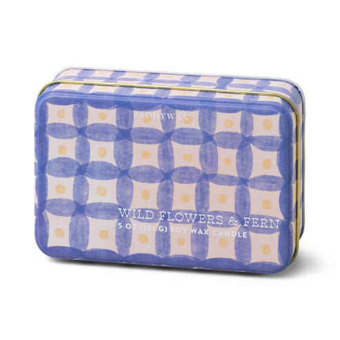 Everyday Tin 5 oz- Wildflowers and Fern