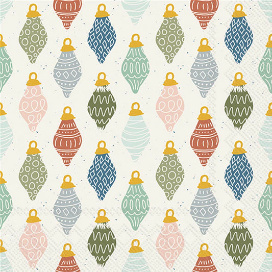Boho Ornaments Paper Lunch Napkin