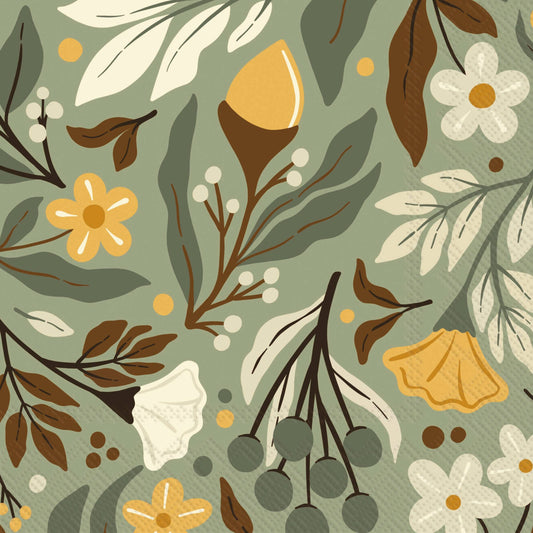Paper Luncheon Napkin | Autumn Acorn