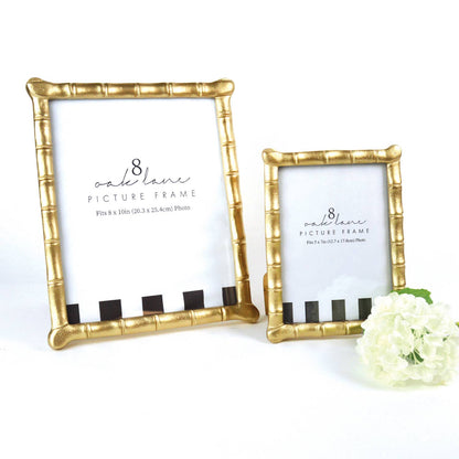 Gold Bamboo 8x10 Picture Frame