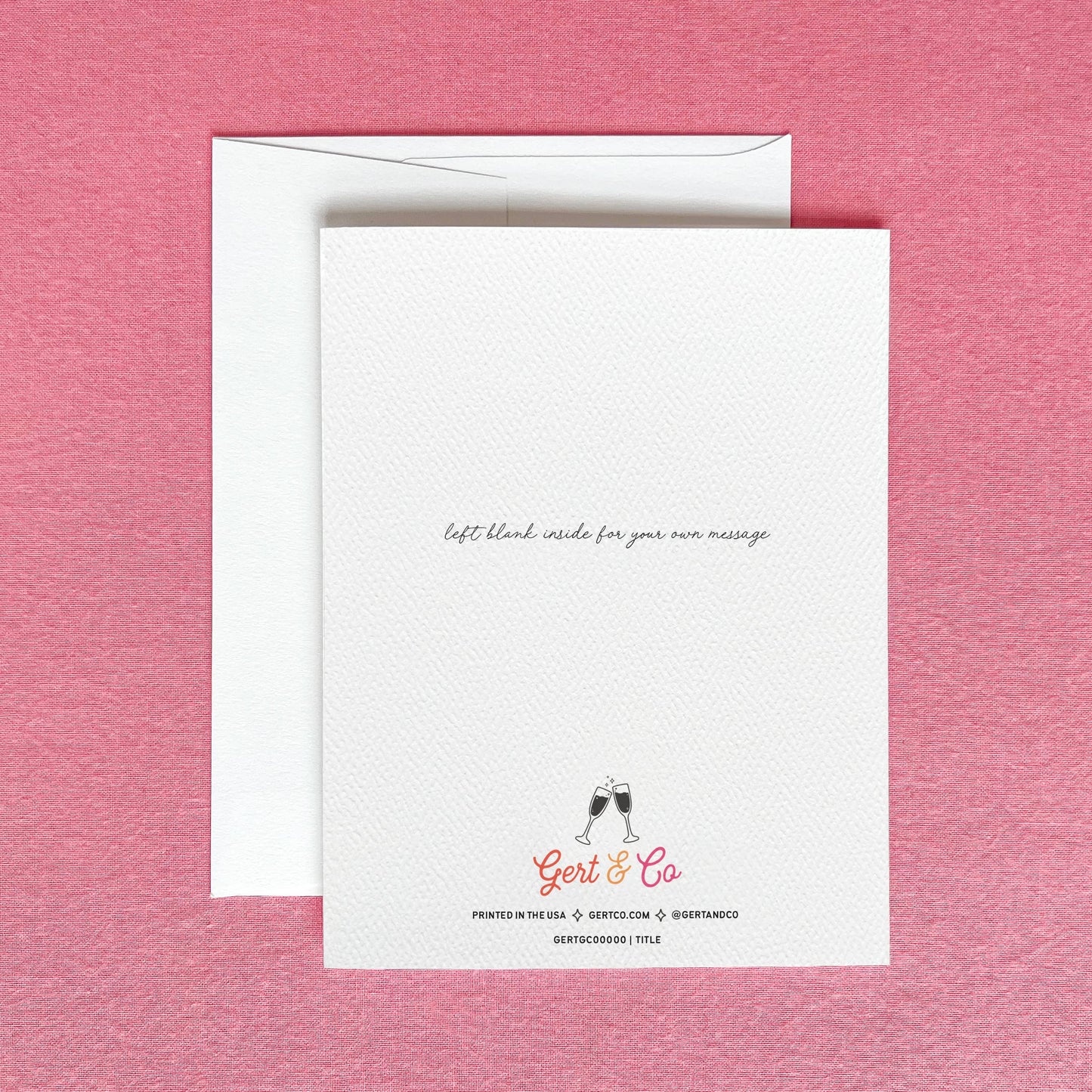Champagne Wedding Greeting Card