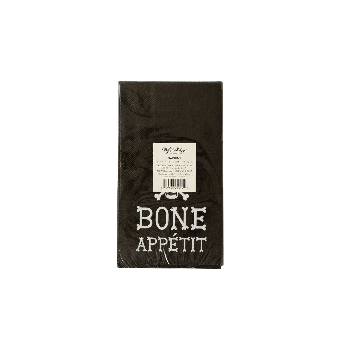 Cross Bones Guest Towel Napkin