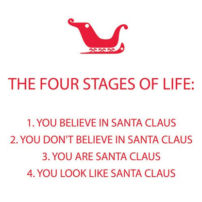 The Four Stages Paper Cocktail Napkin