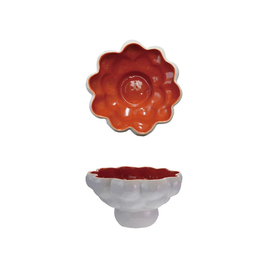Stoneware Footed Bowl