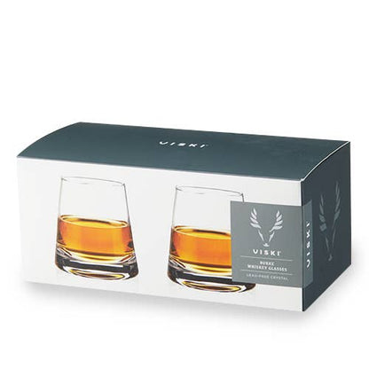 Raye™ Burke Crystal Whiskey Glasses Set of 2