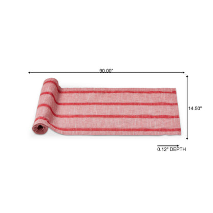 Red & White Stripe Runner