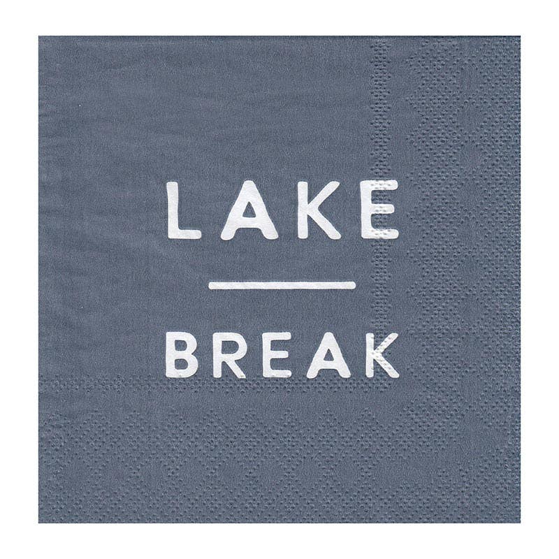 Lake Break Paper Cocktail Napkin